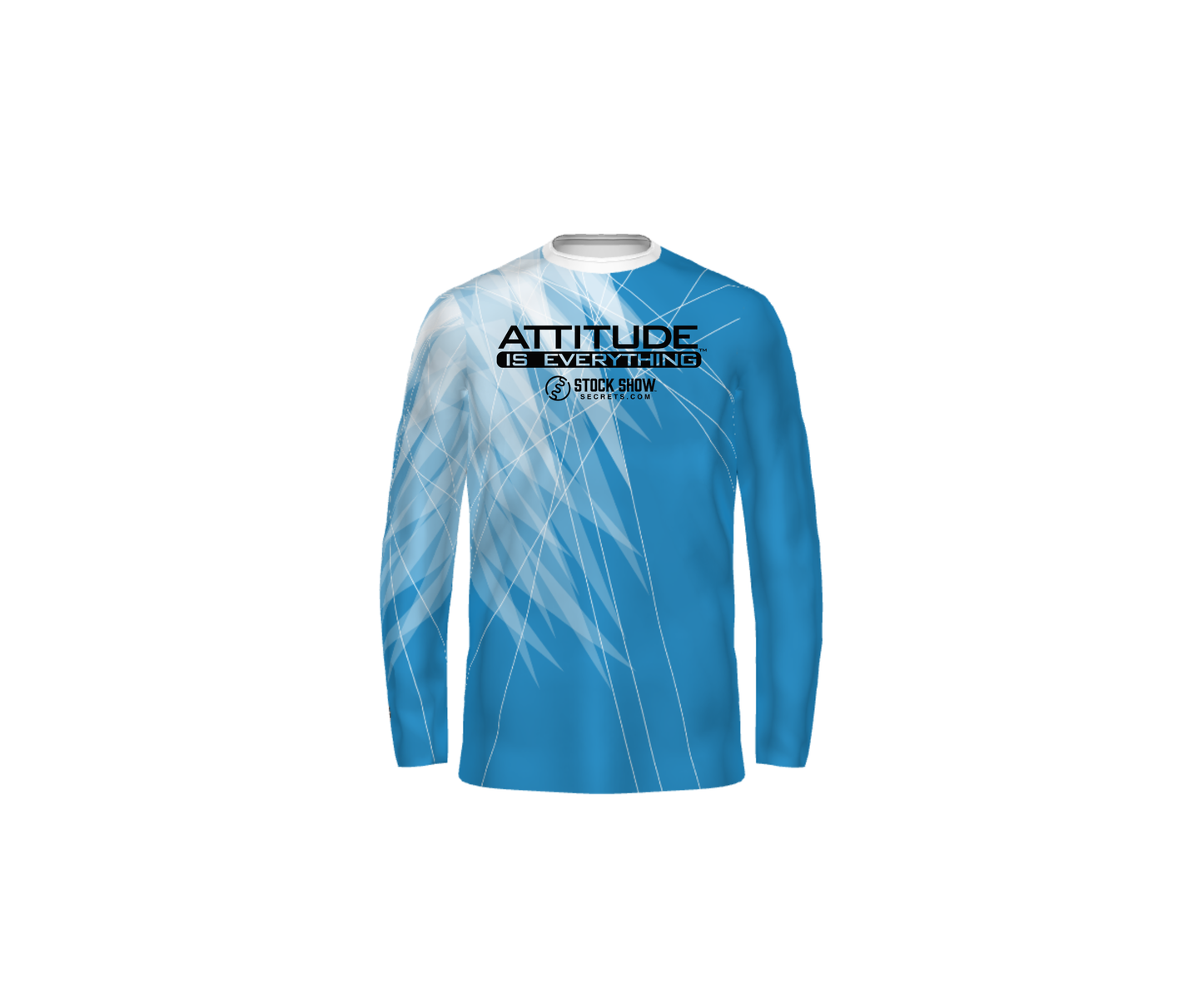 Blue & White Sublimated Polyester Long Sleeve - Adult & Youth (SSS)