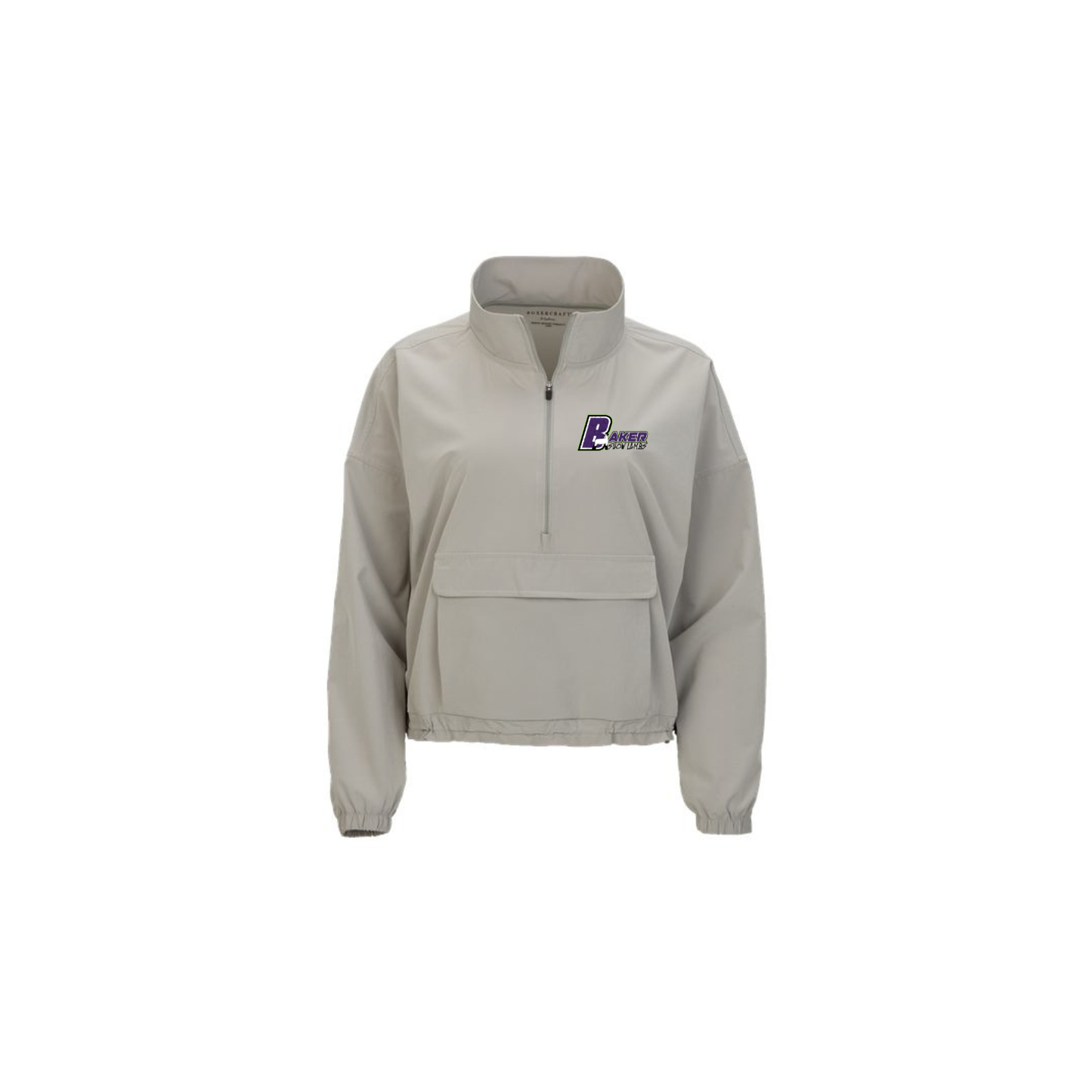 Ladies Woven Quarter-Zip Pullover - Ladies (Baker)