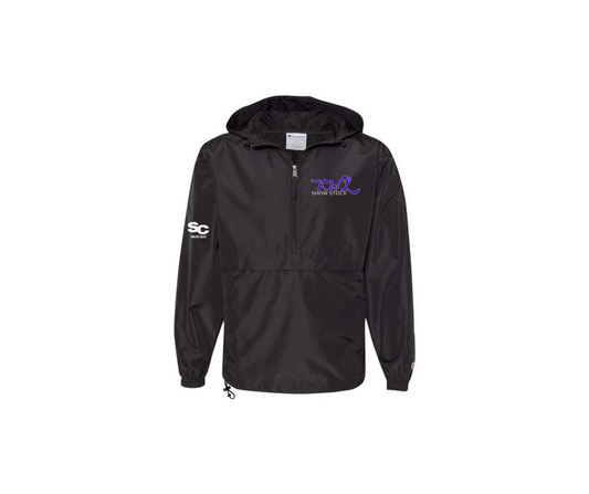 Black Windbreaker Anorak Pullover - Adult & Youth (KWL)