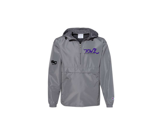 Gray Windbreaker Anorak Pullover - Adult & Youth (KWL)