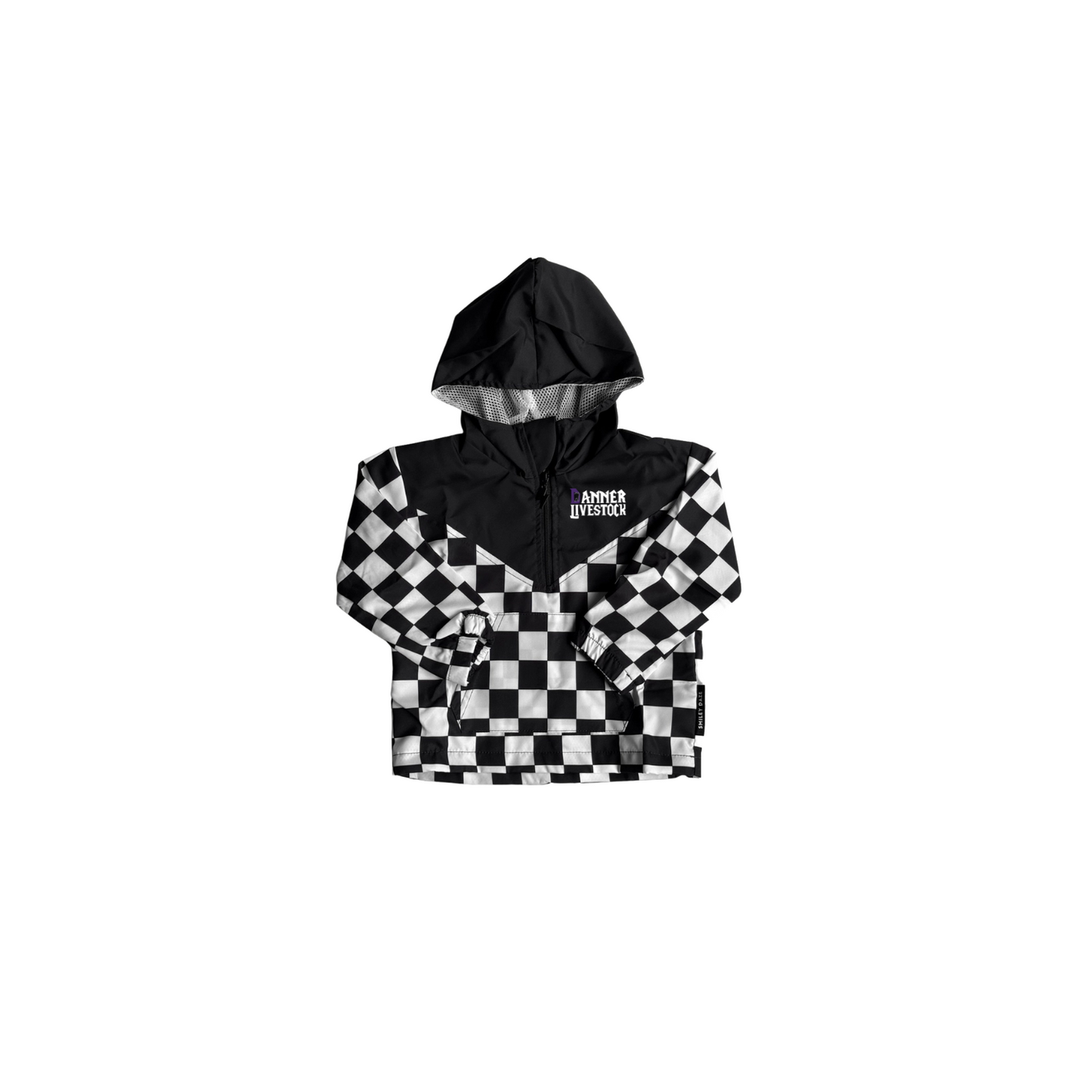 Toddler Checkered 1/4 Zip Windbreaker - Toddler (Danner)