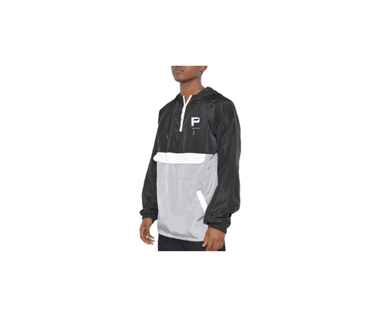 Color Block Anorak Jacket Pullover Windbreaker - Adult (Purple Power)