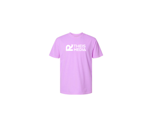 Neon Violet Garment Dyed T-Shirt - Adult (Theis)