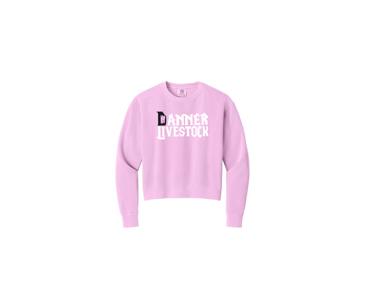 Women Comfort Colors Mid-Length Crewneck Sweatshirt - Ladies (Danner)