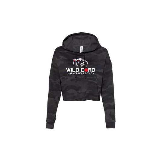 Ladies Cropped Hooded Sweatshirt - Ladies (Wild Card)