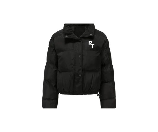 Ladies Cropped Zipper Puffer Jacket (RTheis)
