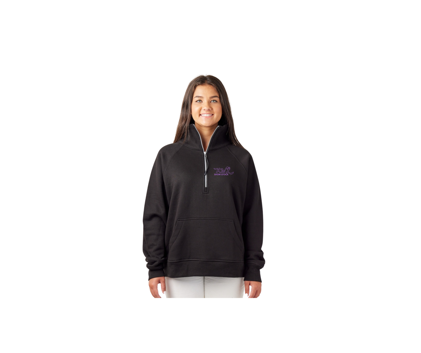Ladies Boxy Fleece Half Zip - Ladies (KWL)