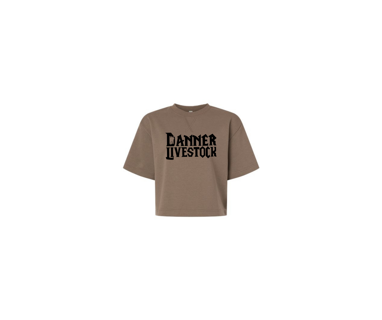 Ladies French Terry Mid-Length Boxy Tee - Ladies (Danner)