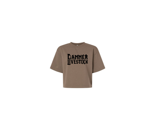 Ladies French Terry Mid-Length Boxy Tee - Ladies (Danner)