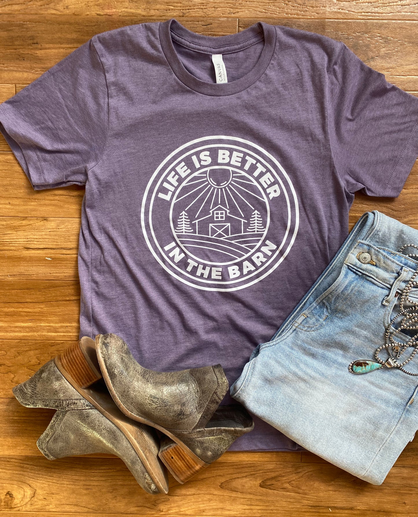 Life is Better in the Barn Tee - Adult & Youth (More Barns)