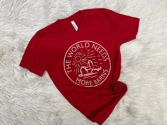 Red Short Sleeve - Adult & Youth (More Barns)