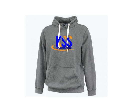 Gray Sandwash Hooded Sweatshirt - Adult (KSS)