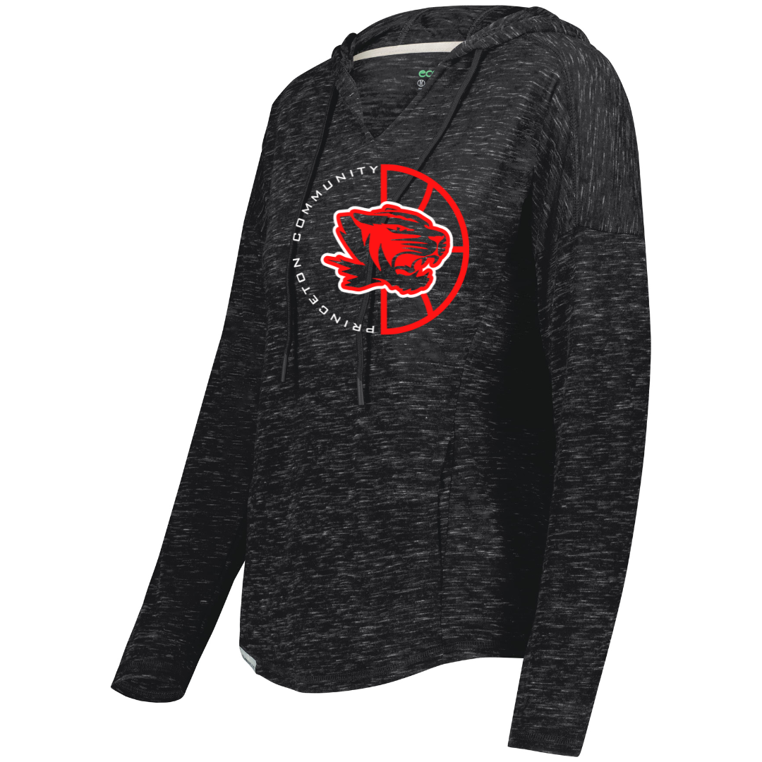 Ladies Monterey Hoodie {Tiger Basketball}