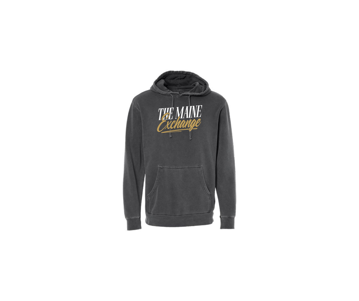 Midweight Pigment-Dyed Hooded Sweatshirt - MAINE- Adult & Youth (Humpy)