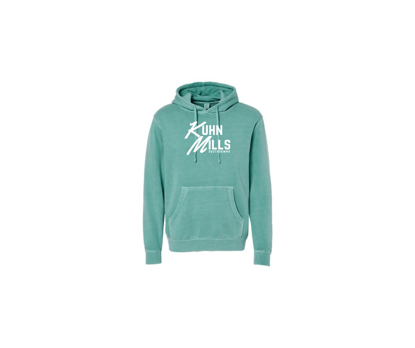 Midweight Pigment-Dyed Hooded Sweatshirt - Adult & Youth (Kuhn Mills)