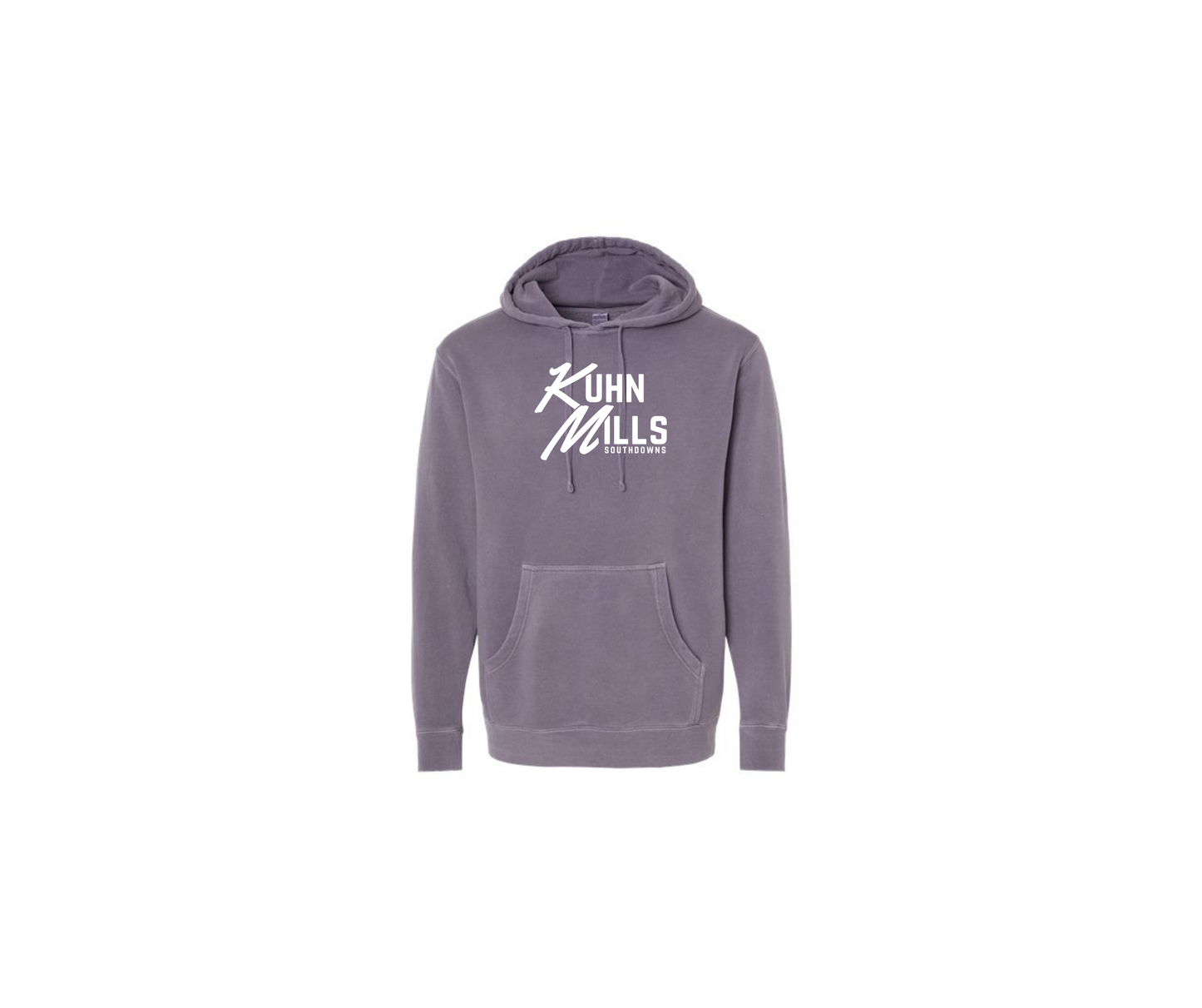 Midweight Pigment-Dyed Hooded Sweatshirt - Adult & Youth (Kuhn Mills)