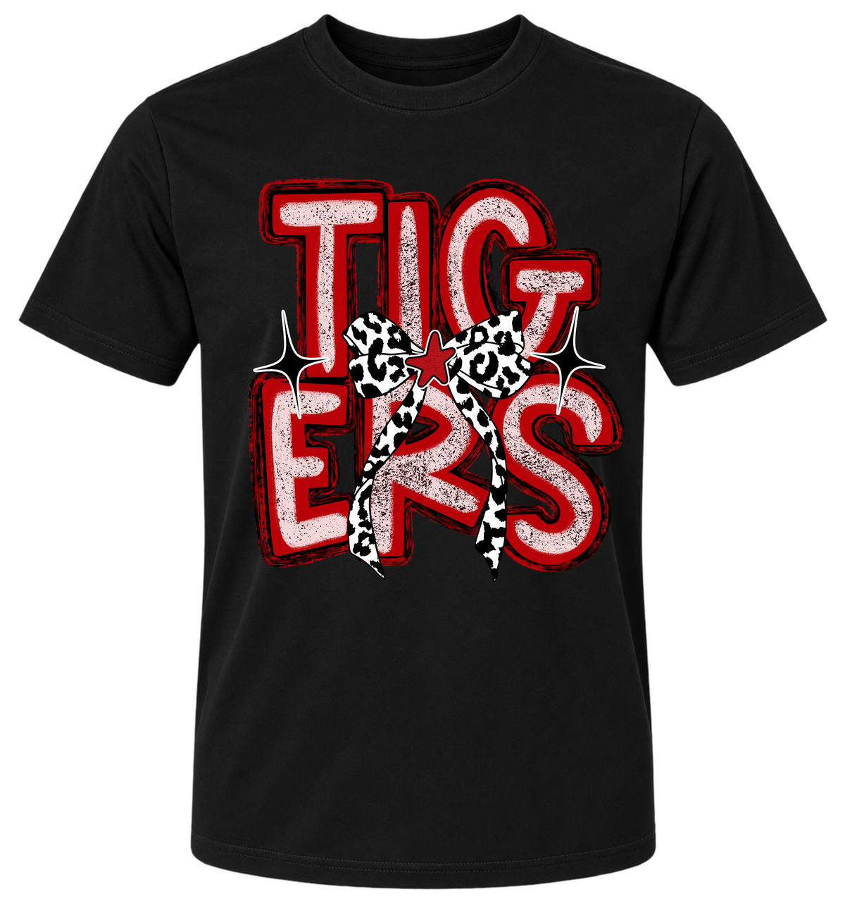 Toddler Tiger Bow Tee {Tiger Gear}