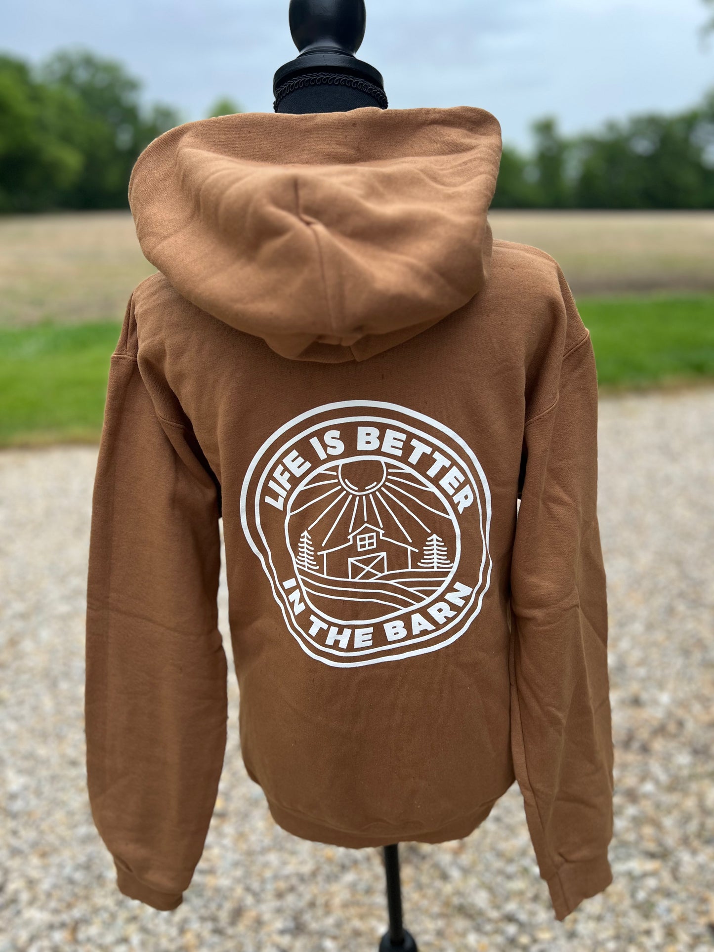 Life is Better in the Barn Hoodie - Adult & Youth (More Barns)