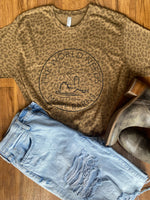 Brown Leopard Triblend Tee - More Barns (Adult & Youth)