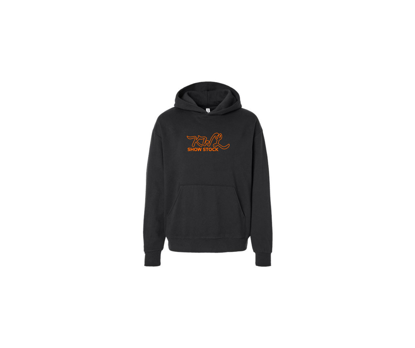 Black Independent Midweight Hooded Sweatshirt - Adult (KWL)