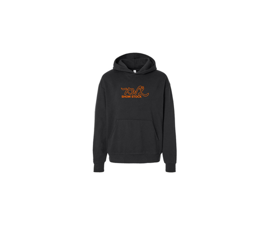 Black Independent Midweight Hooded Sweatshirt - Adult (KWL)