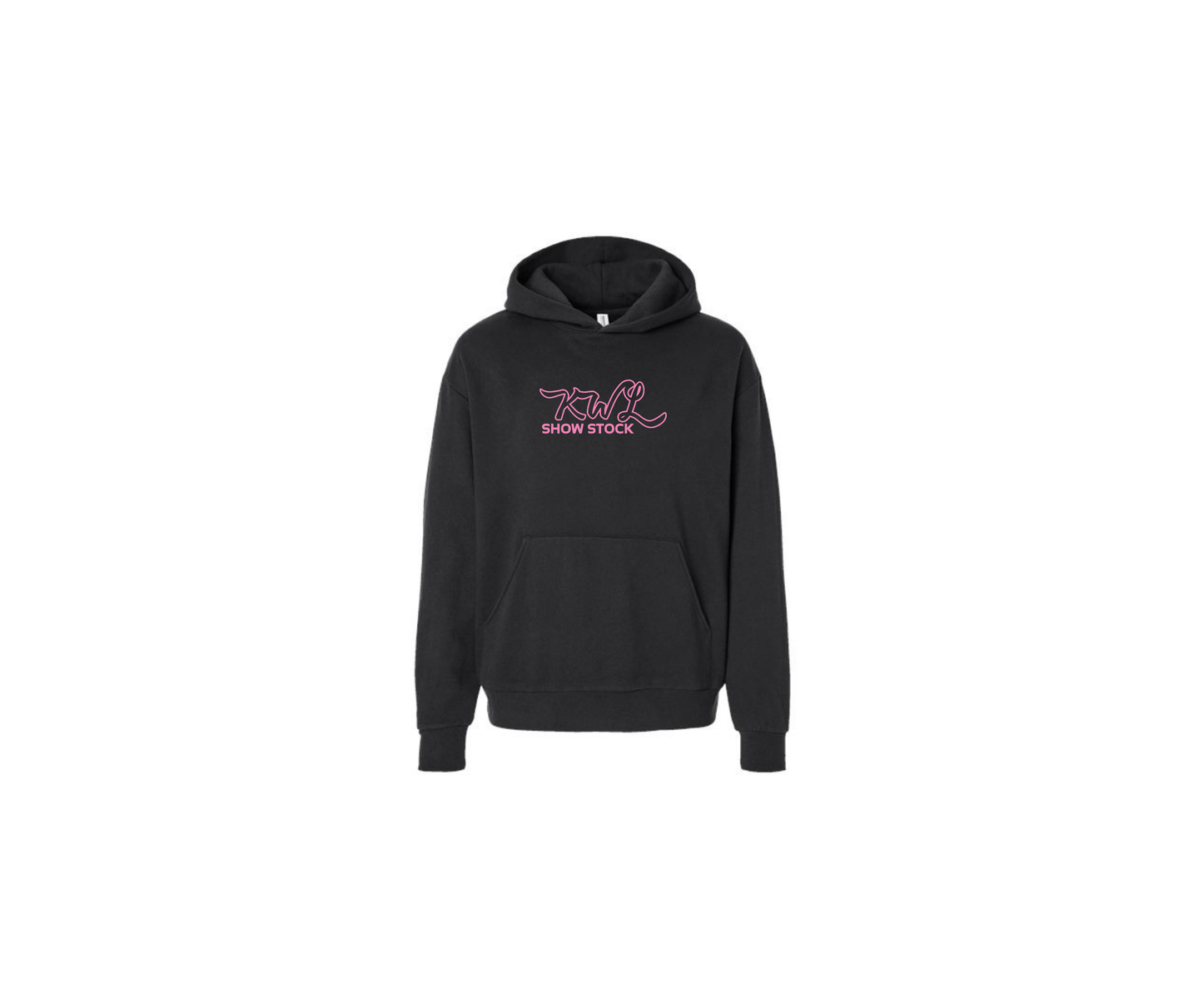 Black Independent Midweight Hooded Sweatshirt - Adult (KWL)
