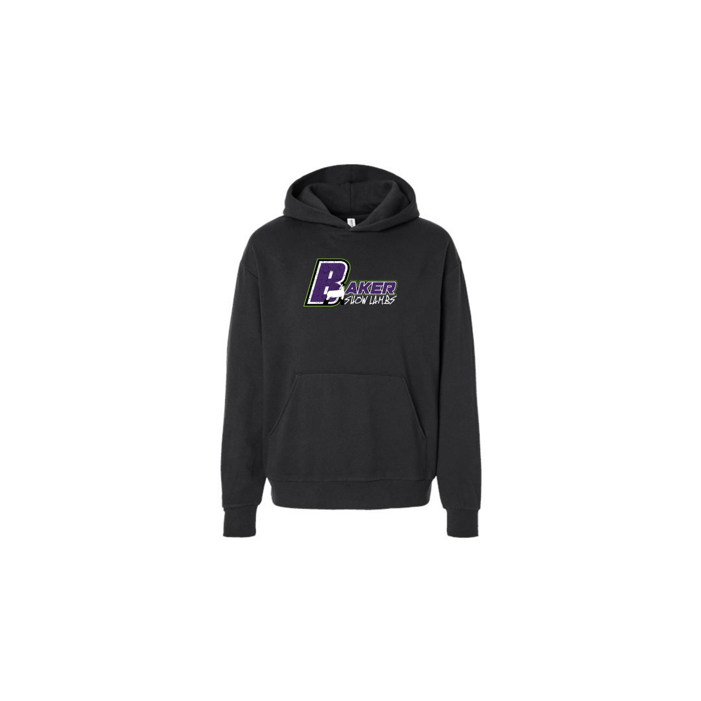 Black Avenue Hooded Sweatshirt - Adult & Youth (Baker)