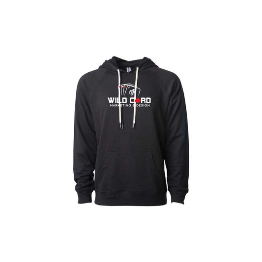 Lightweight Loopback Terry Hooded Sweatshirt  - Adult (Wild Card)
