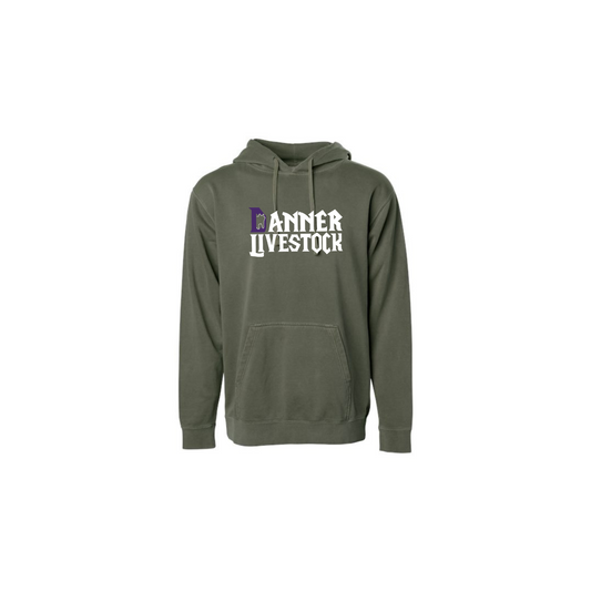 Pigment-Dyed Hooded Sweatshirt - Adult & Youth (Danner)