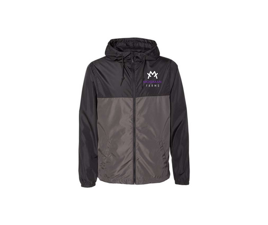 Black/Gray Lightweight Full-Zip Jacket  - Adult (Mosiman)