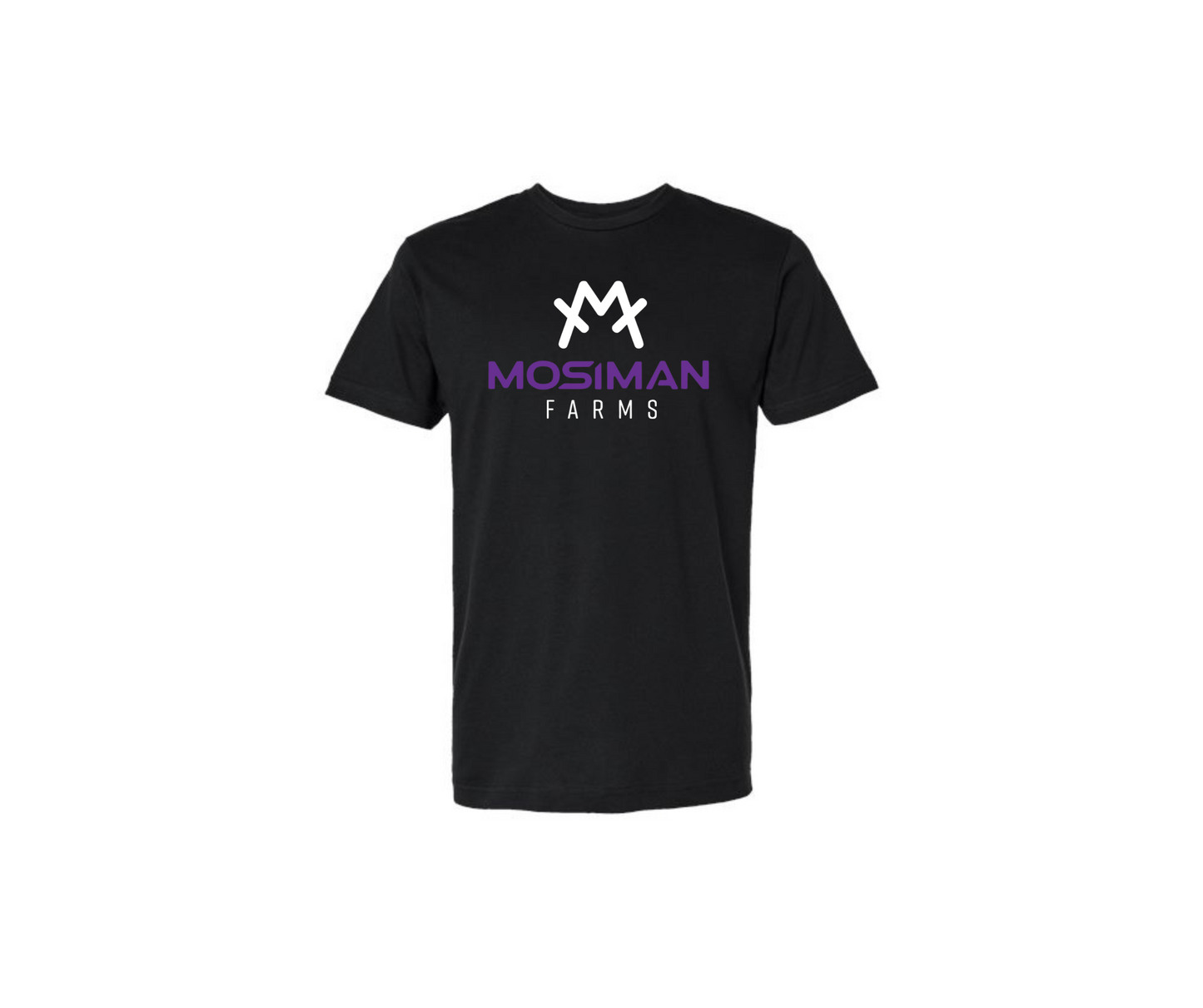 Black Short Sleeve Fine Jersey Tee - Adult & Youth (Mosiman)