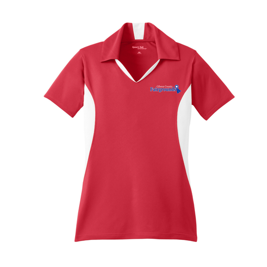 Ladies Side Block Sport-Wick Polo {Gibson Co Fair}