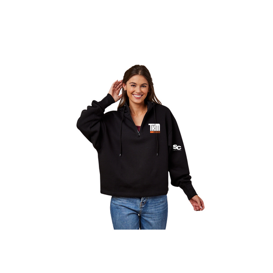 Ladies Boxy Quarter Zip - Ladies (TKM)