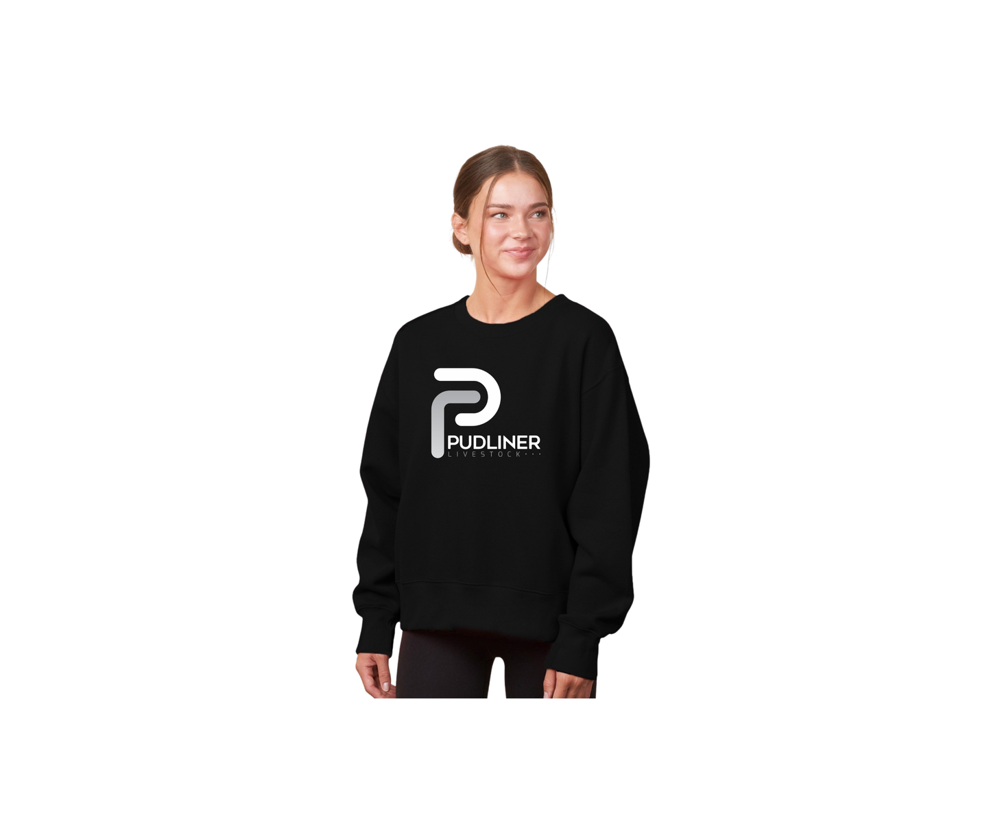 Ladies Boxy Crewneck Sweatshirt- Ladies (Pudliner)