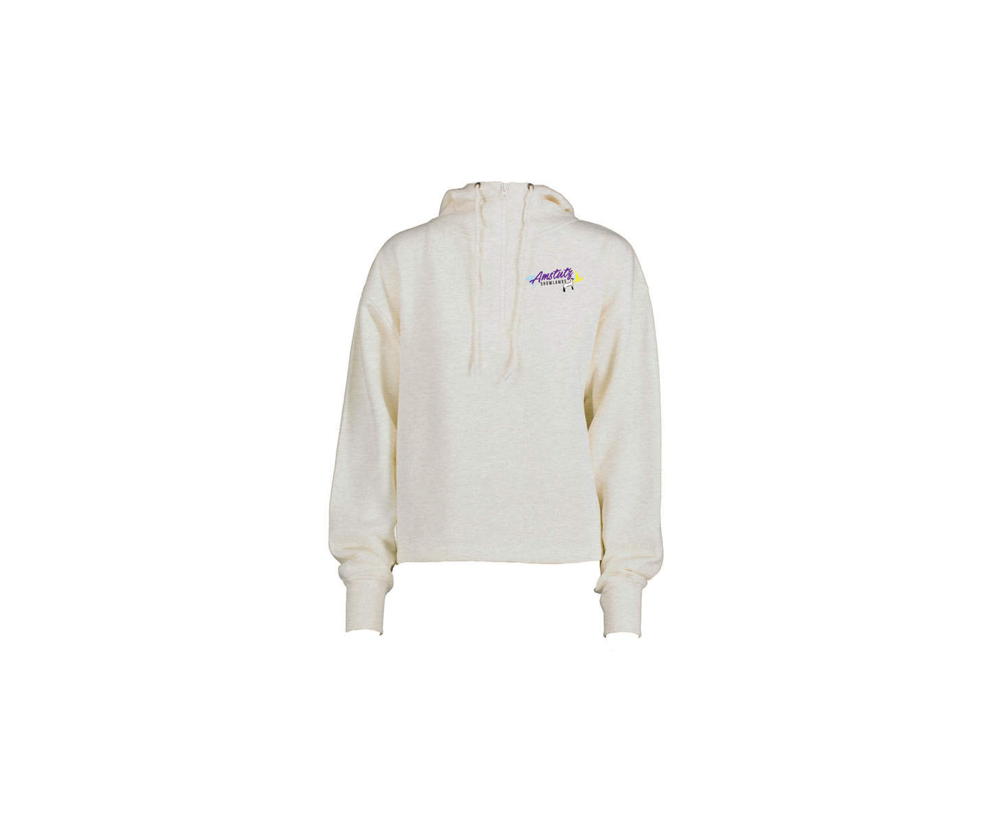 Ladies Boxy Quarter Zip Hood- Ladies (Amstutz)