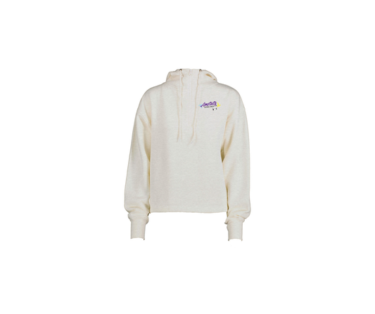 Ladies Boxy Quarter Zip Hood- Ladies (Amstutz)