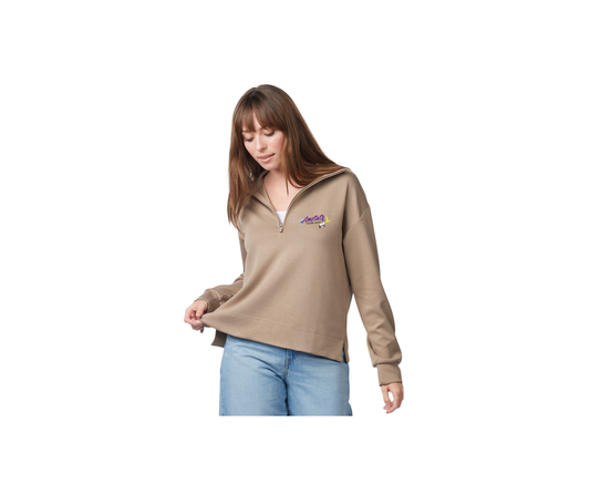 Ladies Travel Quarter Zip- Ladies (Amstutz)