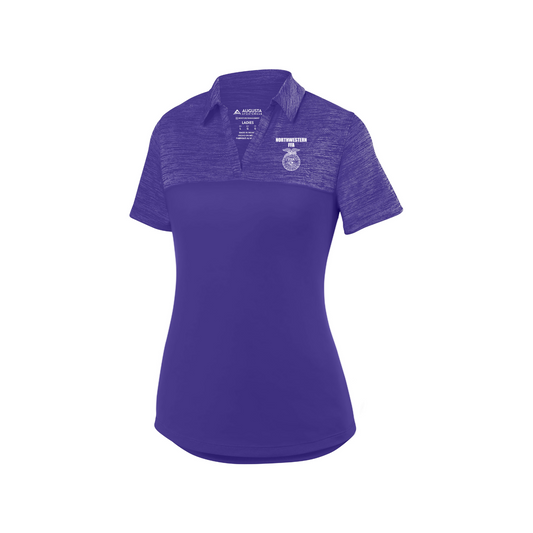 Ladies Augusta Heather Polo - Ladies (Northwestern)