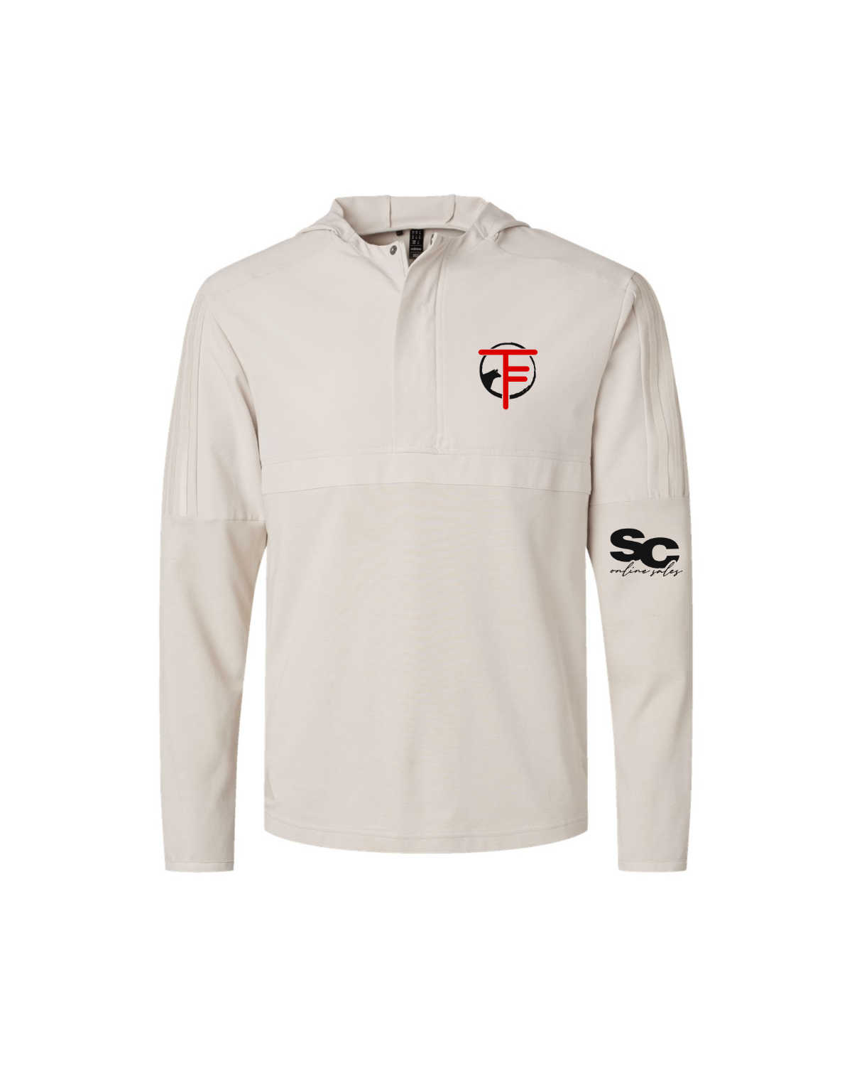 Half-Zip Hooded Anorak - Adult (Thomas Farms)