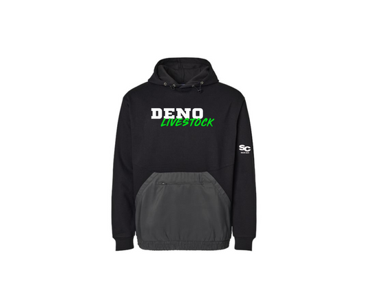 Mixed Media Hooded Sweatshirt - Adult (Deno)