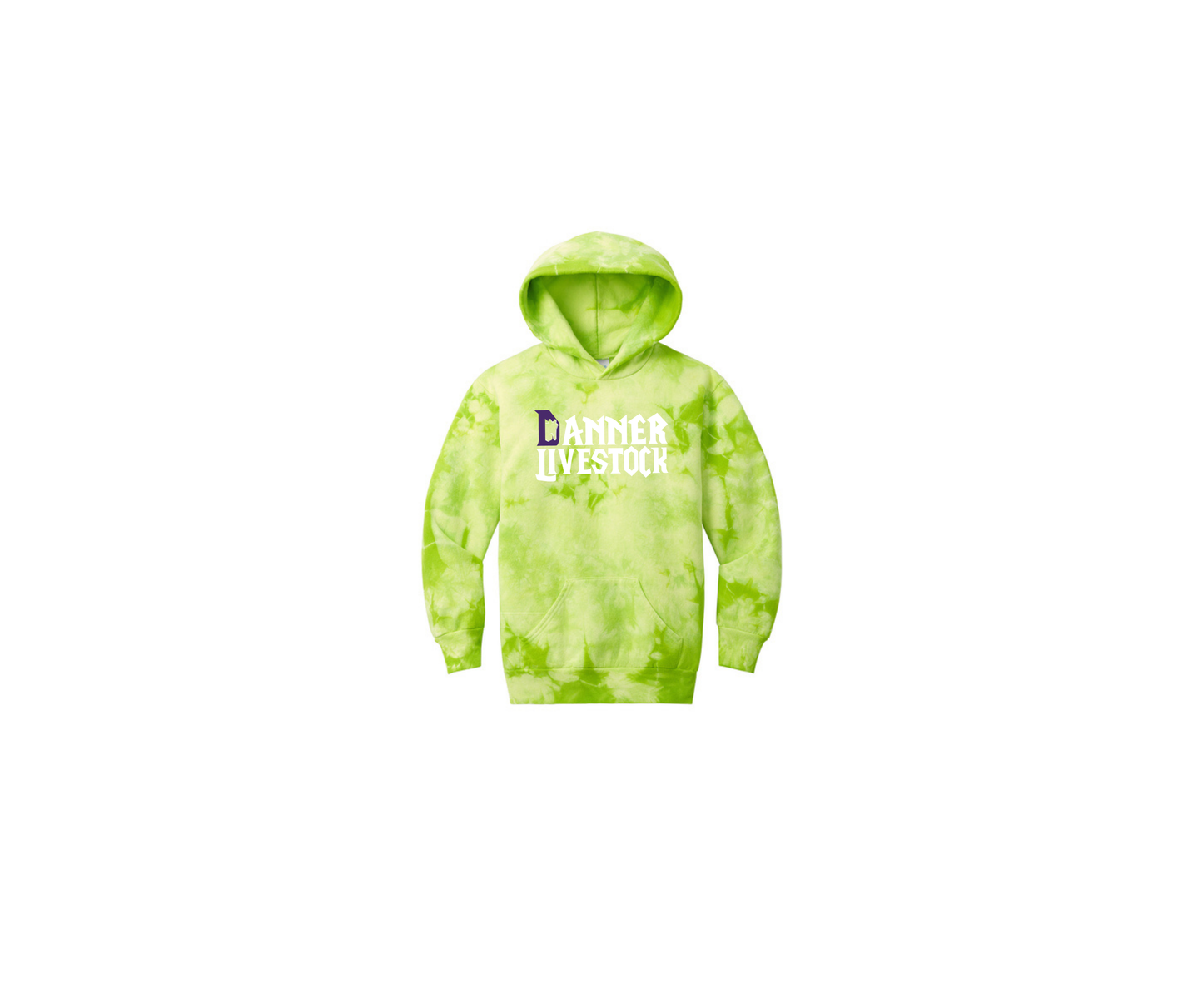 Youth Crystal Tie-Dye Pullover Hoodie - Youth (Danner)