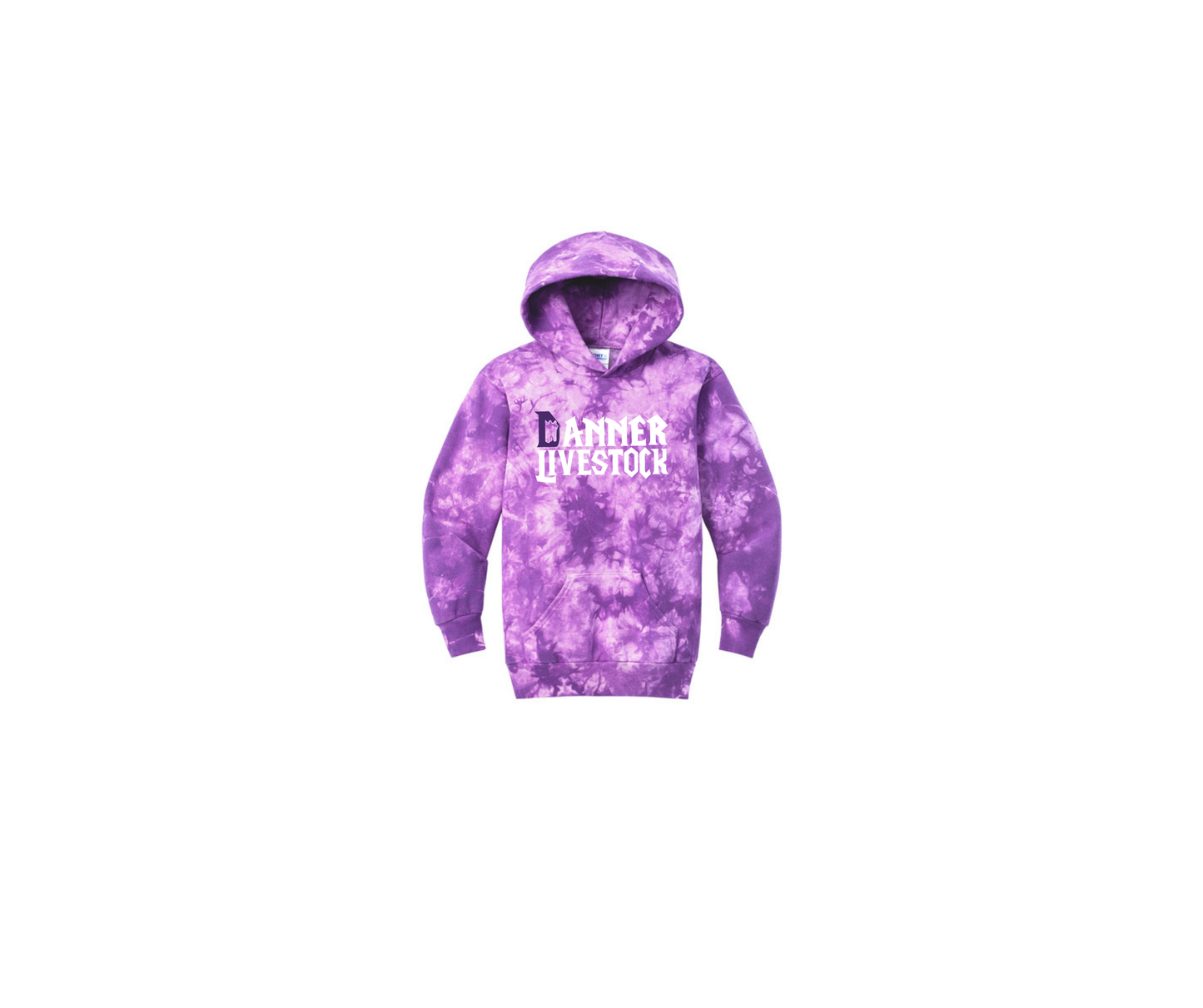 Youth Crystal Tie-Dye Pullover Hoodie - Youth (Danner)