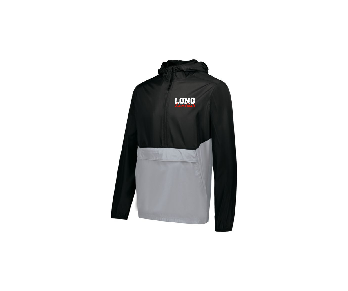 Colorblock Windbreaker Pullover - Adult (Long)
