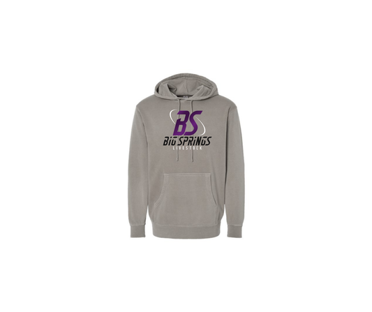 Pigment Cement Hooded Sweatshirt- Adult & Youth (Big Springs)