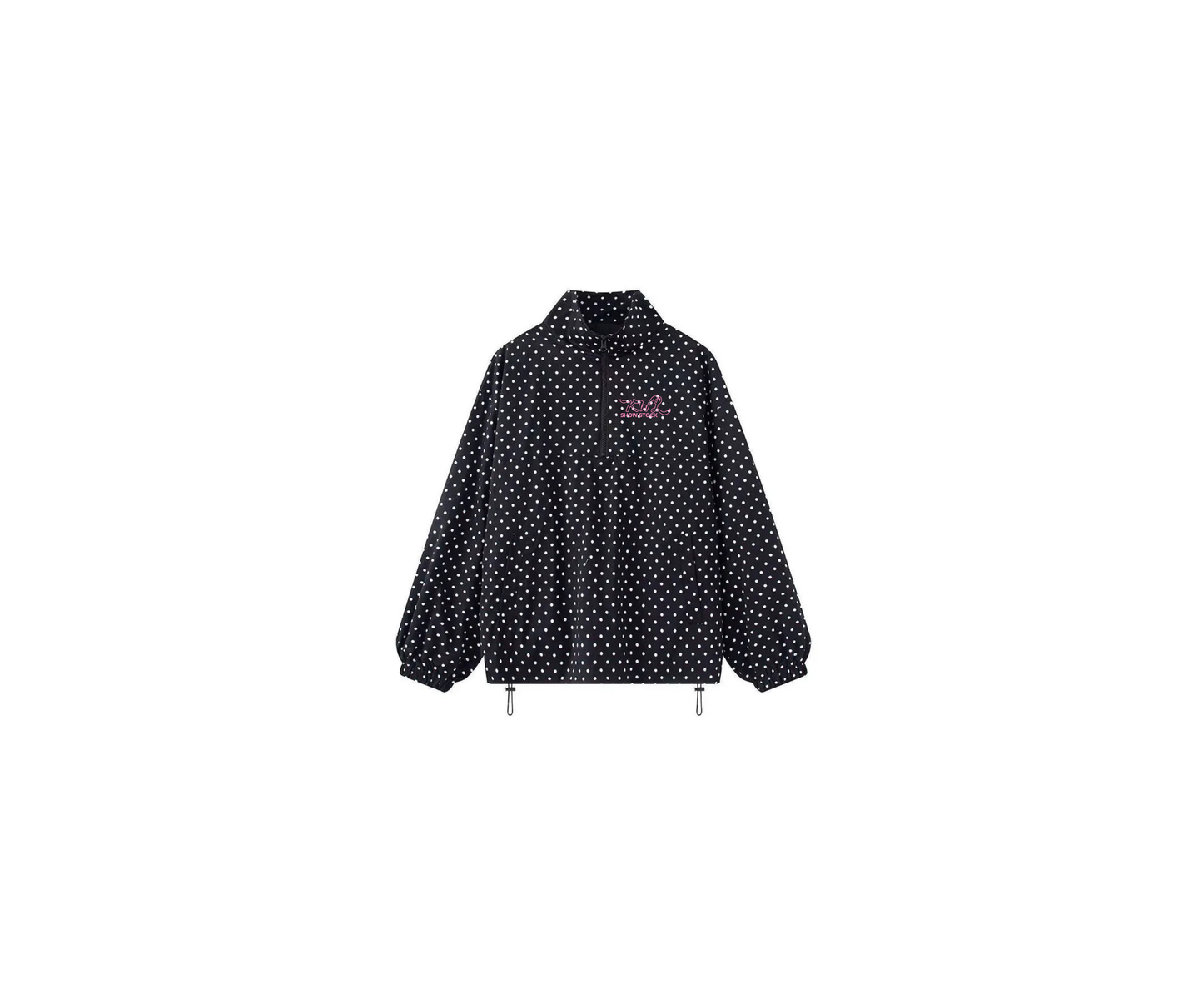 Ladies Polka Dot Half-Zip Jacket - Ladies (KWL)