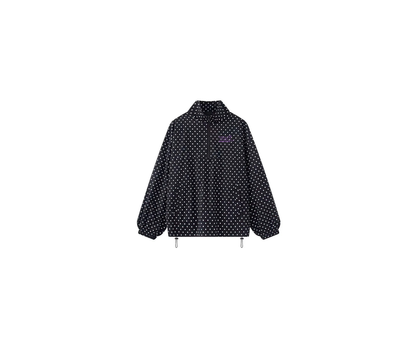 Ladies Polka Dot Half-Zip Jacket - Ladies (KWL)