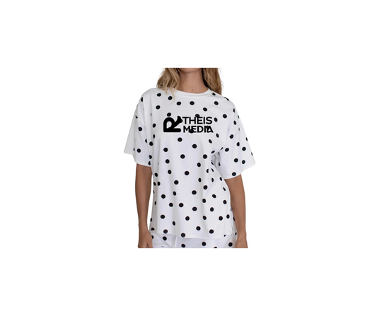 Ladies Polka Dot Oversized Tee - Ladies (RTheis)