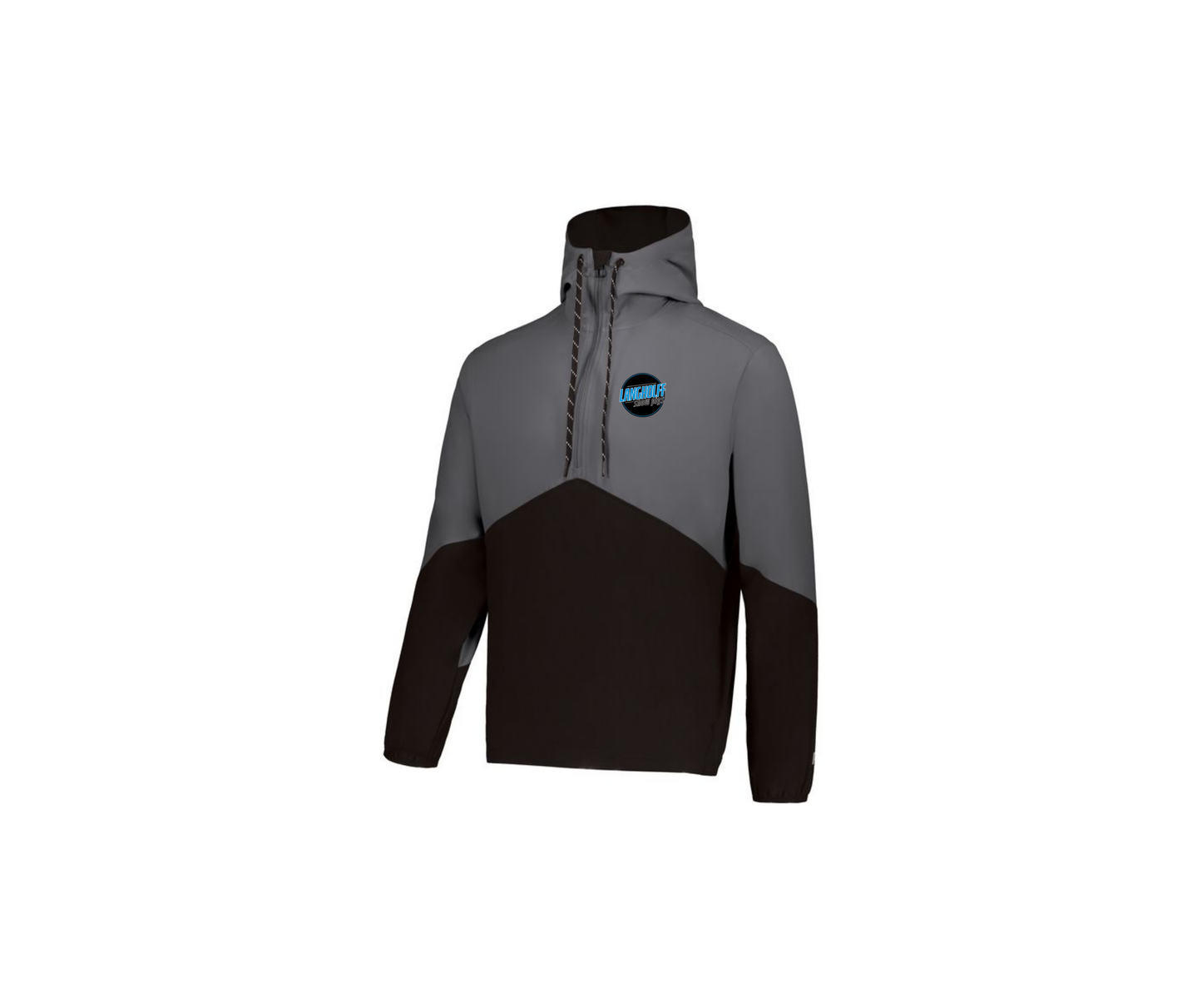 Black/Gray Legend Hooded Pullover - Adult (Langholff)