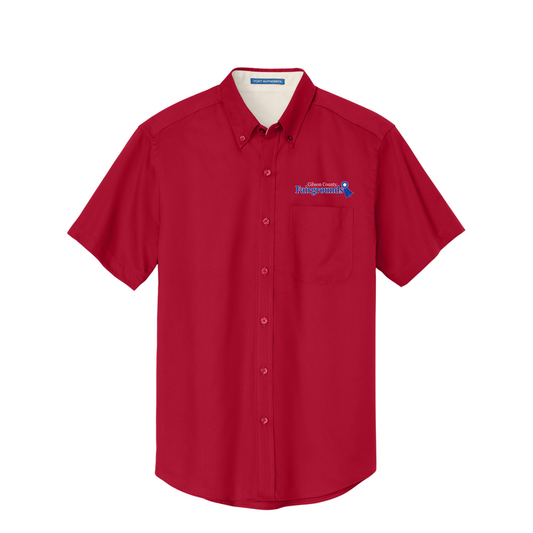 Short Sleeve Button Up {Gibson Co Fair}