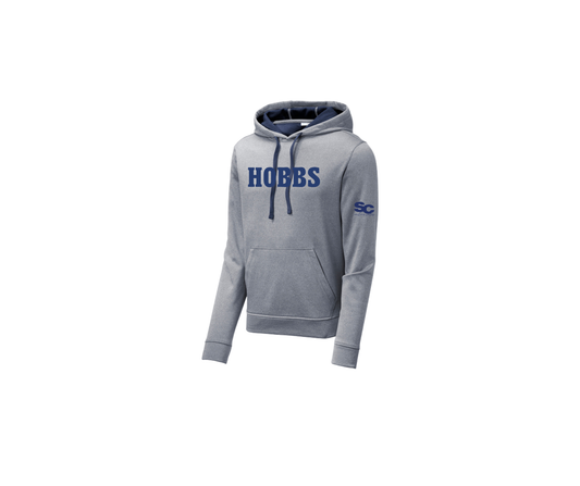 Sport-Tek Sport-Wick Heather Fleece Hooded Pullover - Adult (Hobbs)